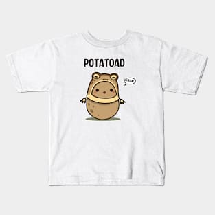 Cute Potato Fairy Potatoad Kids T-Shirt